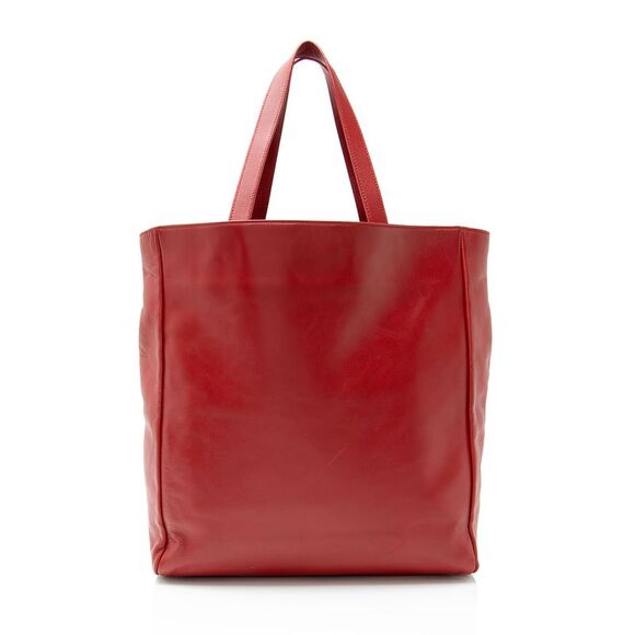 Saint Laurent Calfskin Reversible Museum Tote - Picture 3 of 16